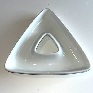 Crate & Barrel White Oven/Microwave Safe Dish